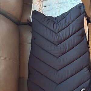 Uppababy Black Quilted Baby Stroller Footmuff